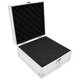 Aluminium Koffer Silber Box mit Schaumstoffeinlage (LxBxH) 200 x 200 x 90 mm