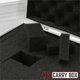 Aluminium Koffer Silber Box mit Schaumstoffeinlage (LxBxH) 200 x 200 x 90 mm