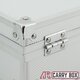 Aluminium Koffer Silber Box mit Schaumstoffeinlage (LxBxH) 200 x 200 x 90 mm