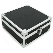 Aluminium Koffer Schwarz Box mit Schaumstoffeinlage (LxBxH) 200 x 200 x 90 mm