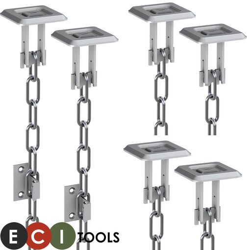 ECI® Gitterrostsicherung für Kellerschächte 3 Paar