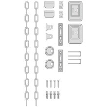 ECI® Gitterrostsicherung für Kellerschächte 1 - 4 Paar