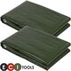 ECI® PE Holzabdeckplane 1,5 x 6 m grün 210g|m² 1 - 5 Paar