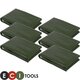 ECI® PE Holzabdeckplane 1,5 x 6 m grün 210g|m² 1 - 5 Paar