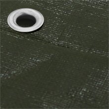 ECI® PE Holzabdeckplane 1,5 x 6 m grün 210g|m²  3 Paar
