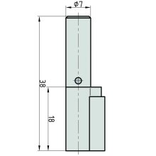 2 x BASI® Schlüssellochsperrer GL 2 Schlüssel SS12 Typ 9000-1201