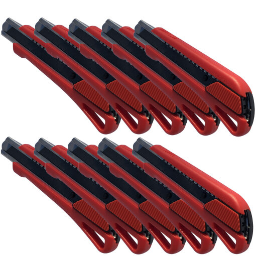 10 x Würth 1K Cutter Messer mit Schieber 18mm