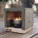 candle cube© Teelicht Tisch Kamin Beton mit gr. Teelicht