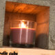 candle cube© Teelicht Tisch Kamin Beton mit Duftkerze Sandalwood