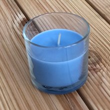 candle cube Teelicht Tisch Kamin Beton mit Duftkerze Seawind