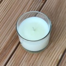 candle cube Teelicht Tisch Kamin Beton mit Duftkerze Soft Creme