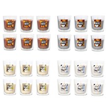 Duft-Kerzenglas 65/70 mm Set 6 Stk. Verschiedene Aromen