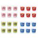 Duft-Kerzenglas 65/70 mm Set 6 Stk. Verschiedene Aromen
