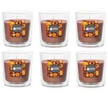 Duft-Kerzenglas 65/70 mm Set 6 Stk. Sandalwood
