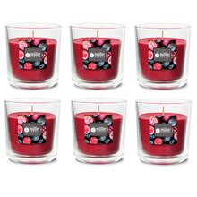 Duft-Kerzenglas 65/70 mm Set 6 Stk. Wild Berries