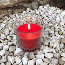 Duft-Kerzenglas 65/70 mm Set 6 Stk. Strawberry Love