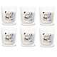 Duft-Kerzenglas 65/70 mm Set 6 Stk. Soft Cotton