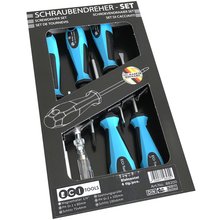 ECI Schraubendreher Set 4 (blau/schwarz) Elemental