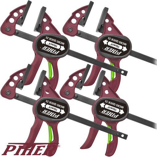 2 Paar Piher Micro Quick 25 kg Einhandzwinge 10 | 20 cm