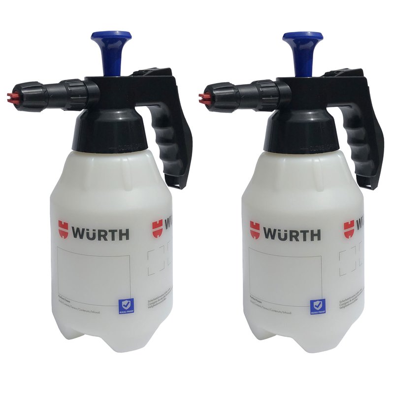 2 x Wrth Pumpsprhflasche Schaum 1,5 Liter