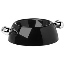 BELLOMANIA Hundenapf Atrium Signature schwarz | silber Gr. S|M|L Typ A-SPB