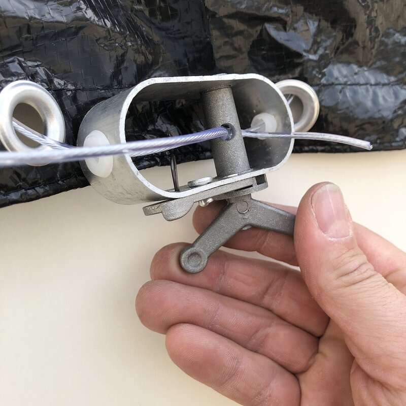 DrahtSpannseil mit Spanner für Pool Planen 13 m Online Shop rund u