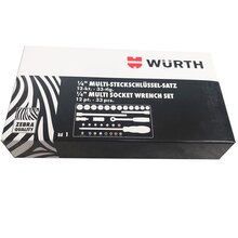 VIRAX 2 Knarrenschlüssel 4 In 1 – 8 Größen (8-19 Mm), Umschalthebel, Kompakt Für Werkzeugkasten