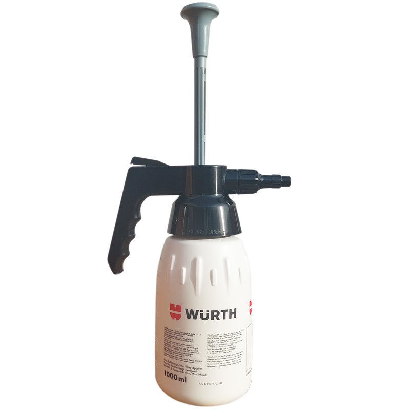 Würth Pumpsprühflasche 1 Liter Grau Lösemittelbeständig - Online Shop