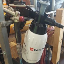 Wrth Pumpsprhflasche 1 Liter Grau Lsemittelbestndig