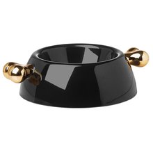 BELLOMANIA Hundenapf Atrium Signature schwarz / gold Gr. S Typ A-SGB-S