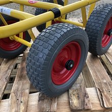 Transportwagen Dolly 4 Rad 300 Kg Pannensicher TD 300-4W PU