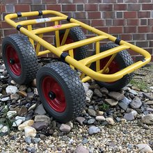 Transportwagen Dolly 4 Rad 300 Kg Pannensicher TD 300-4W PU
