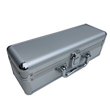ECI Aluminium Koffer Silber versch. Lngen (LxBxH) 30 - 70 cm x 10 x 10 cm
