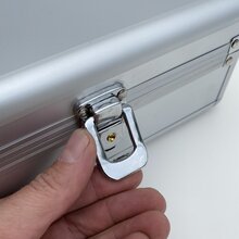 ECI Aluminium Koffer Silber versch. Lngen (LxBxH) 30 - 70 cm x 10 x 10 cm