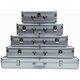 ECI Aluminium Koffer Silber versch. Längen (LxBxH) 30 - 115 cm x 10 x 10 cm