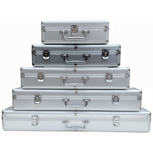 ECI Aluminium Koffer Silber (LxBxH) 40 x 10 x 10 cm
