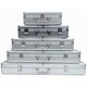 ECI Aluminium Koffer Silber (LxBxH) 40 x 10 x 10 cm