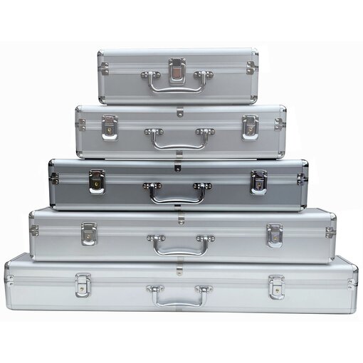 ECI Aluminium Koffer Silber (LxBxH) 50 x 10 x 10 cm