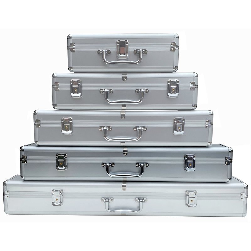 ECI Aluminium Koffer Silber (LxBxH) 60 x 10 x 10 cm