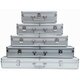 ECI Aluminium Koffer Silber (LxBxH) 60 x 10 x 10 cm