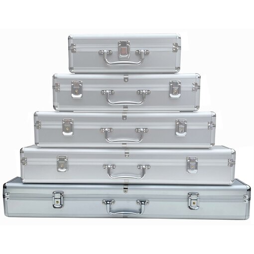 ECI Aluminium Koffer Silber (LxBxH) 70 x 10 x 10 cm