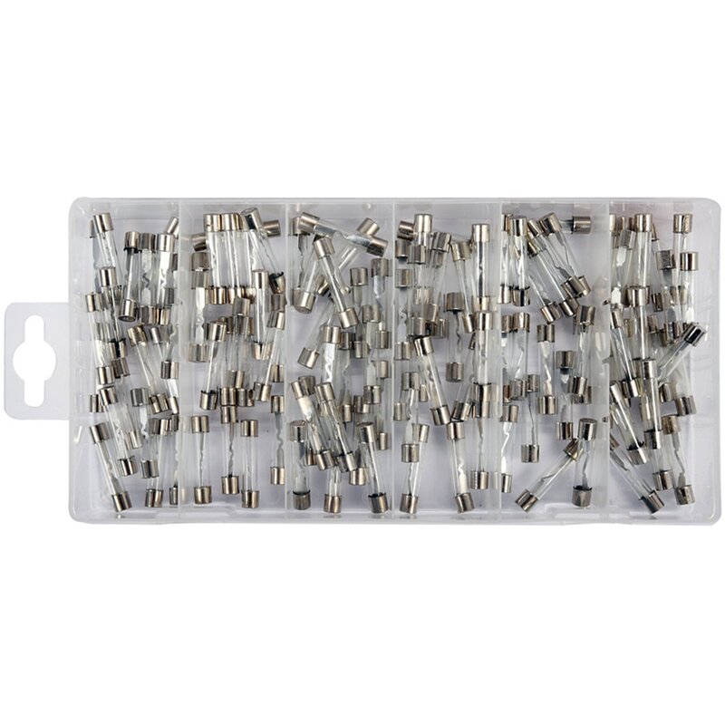 thumbnail image 2 of 100tlg Sortiment KFZ Glassicherungen 5x20mm Feinsicherungen 0,2-20A Box 100 Stk 2 of 13