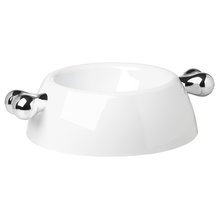 BELLOMANIA Hundenapf Atrium Classic weiss / silber Gr. S|M|L Typ A-CPW