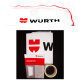 5 x Würth Staubschutztür 2,2 x 1,1m 0992419990 mit Klebeband