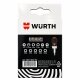 Würth Ratschenschraubendreher Mini 1/4 Zoll  12-teilig 061363050