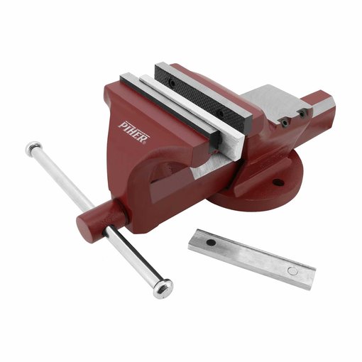 Piher Schraubstock mit Vierkant-F�hrung | Rohrspannbacken...