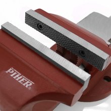 Piher Schraubstock mit Vierkant-Fhrung | Rohrspannbacken 125 mm Typ 55225