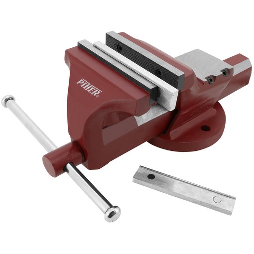 Piher Schraubstock mit Vierkant-F�hrung | Rohrspannbacken...