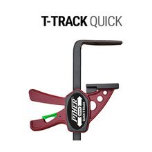 Piher T-Track Einhandzwinge fr Fhrungsschienen 15 | 22 cm