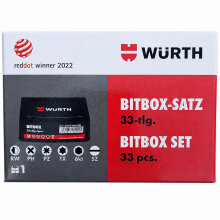 Würth Bit-Sortiment 1/4 Zoll mit Gürtelclip 33-tlg. 0614400301 Orsy-Bitbox